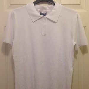 New Without Tags Doncaster White Polo/Golf Knit Shirt Top XL